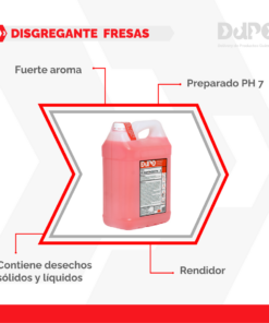 Alternative view of 1522 - Disgregante Baños Químicos Fresas 5 lt