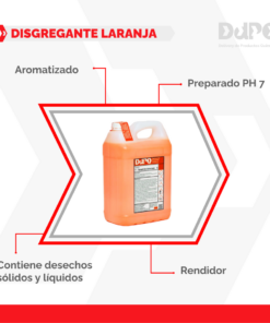 Alternative view of 1558 - Disgregante Baños Químicos Laranja 1 lt
