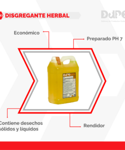 Alternative view of 1550 - Disgregante Baños Químicos Herbal 1 lt